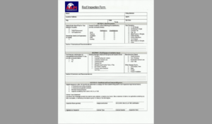 Roof Certification Form